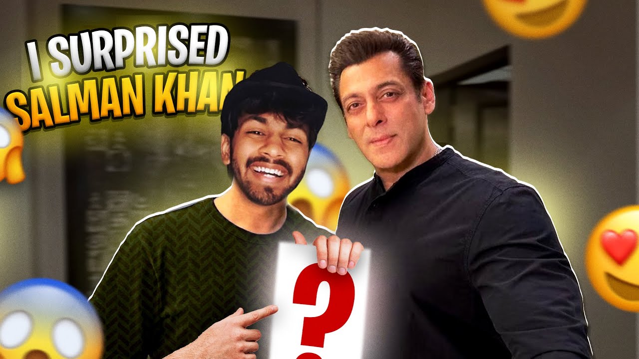I SURPRISED SALMAN KHAN with a sketch!! (emotional) #artbynaitik