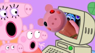 PIGGY Hunts PEPPA - Funny Roblox Piggy and Peppa Pig Animation screenshot 3