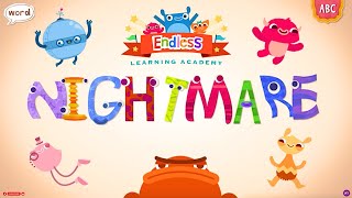 🌙 Endless Alphabet Adventure | Learning "NIGHTMARE" with ABC Magic 🎓👶