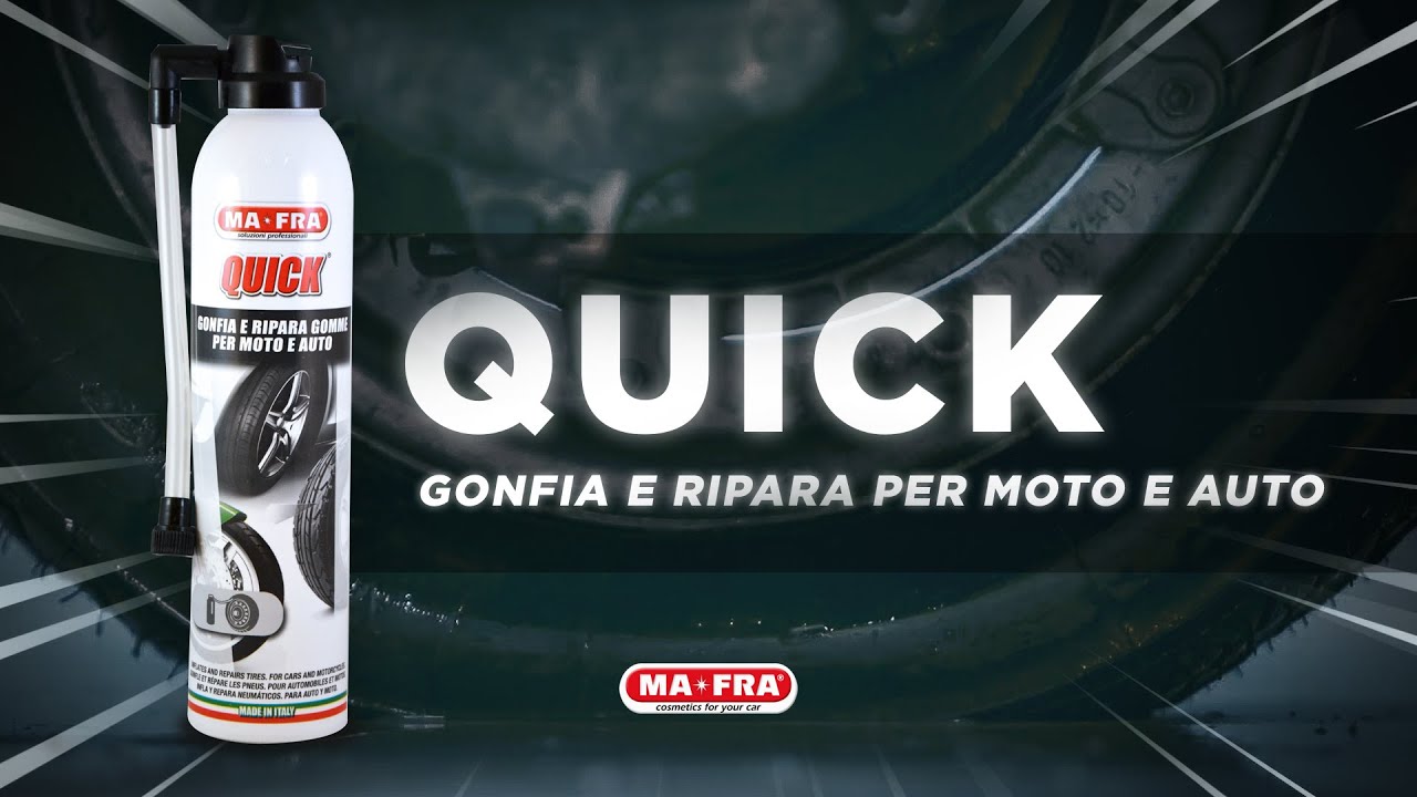 Ma-Fra Quick Ripara-Gomme 300ml - Gonfia E Ripara Forature Auto/Moto - Foto 7