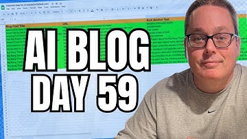 ChatGPT Made Me a SEO Interlinking Google Sheet: Day 59 of AI Blogging