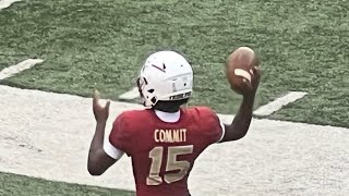 Cameron Marsh Jr. Second High School Football Game. On3Sports B2Csports