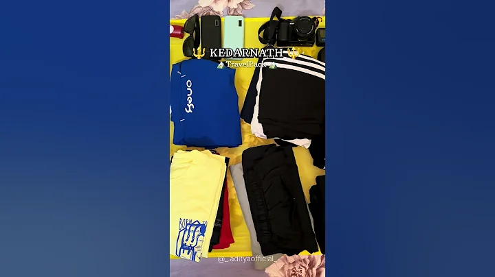 Kedarnath Trek Packing List | Must Carry Items 🎒 #shorts  #youtubeshorts   #kedarnath  #explore