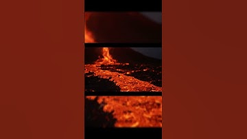 ASMR Volcano Eruption 🌋🔥 Cracking Earth Reveals Lava Flow @funnyanimtaadas