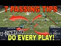 HOW TO MASTER PASSING! 7 Tips & Tricks U NEED TO DO EVERY PLAY to Beat Any Defense in Madden NFL 21!