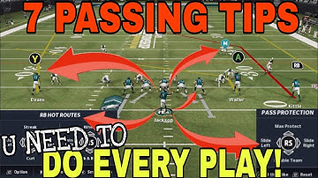 HOW TO MASTER PASSING! 7 Tips & Tricks U NEED TO DO EVERY PLAY to Beat Any Defense in Madden NFL 21!