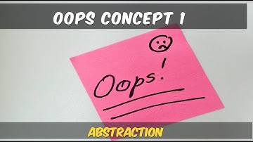 Abstraction in Java detail video