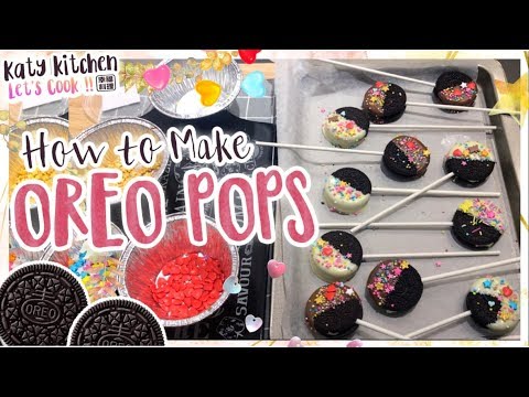 孩子一起做Oreo Pops。充滿歡樂的派對小食♥ Katy Kitchen - Youtube