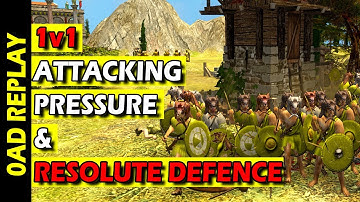 0AD – 1v1 Attacking Pressure and Resolute Defence