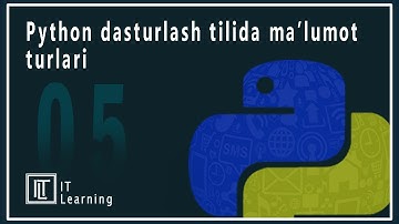 Python dasturlash tili | #5 dars  ma