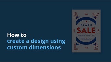How to create a Canva design using custom dimensions