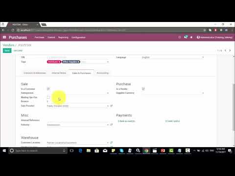 [Odoo 11] Lec