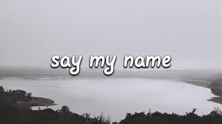 David Guetta - Say My Name (Lyrics) ft. Bebe Rexha, J Balvin Resimi