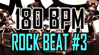 180 BPM - Rock Beat #3 - 4/4 Drum Beat - Drum Track