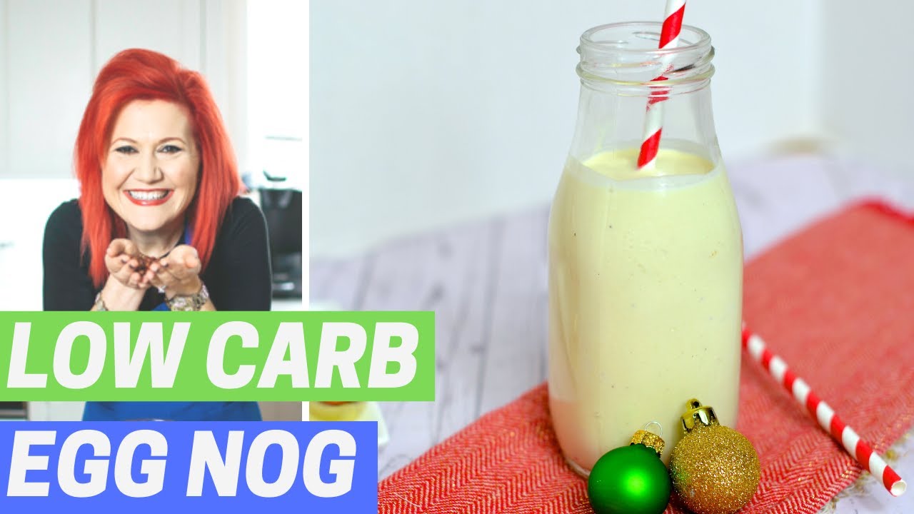 Low Carb Egg Nog (KETO FRIENDLY EASY) YouTube