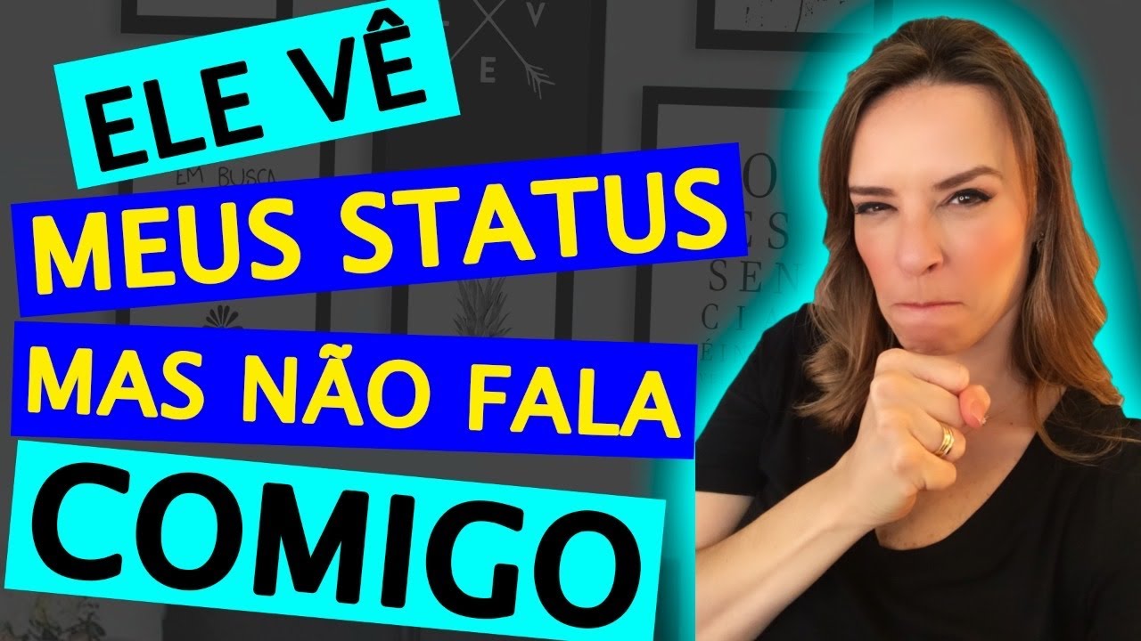 Por que ele vê meu status?