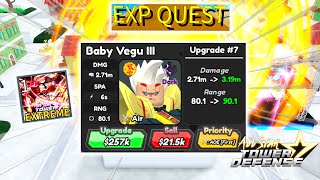 EXP Ticket Raid Extreme feat. Buffed Baby Vegeta | 3 Units Solo Gameplay/Showcase | ASTD by AceAceTuber 12,019 views 3 weeks ago 8 minutes, 41 seconds