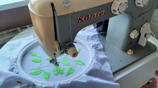 Машинная вышивка для начинающих. Продолжение. Machine embroidery for beginners. Continued