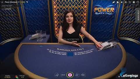 Evolution Gaming - Power Blackjack - Gameplay Demo