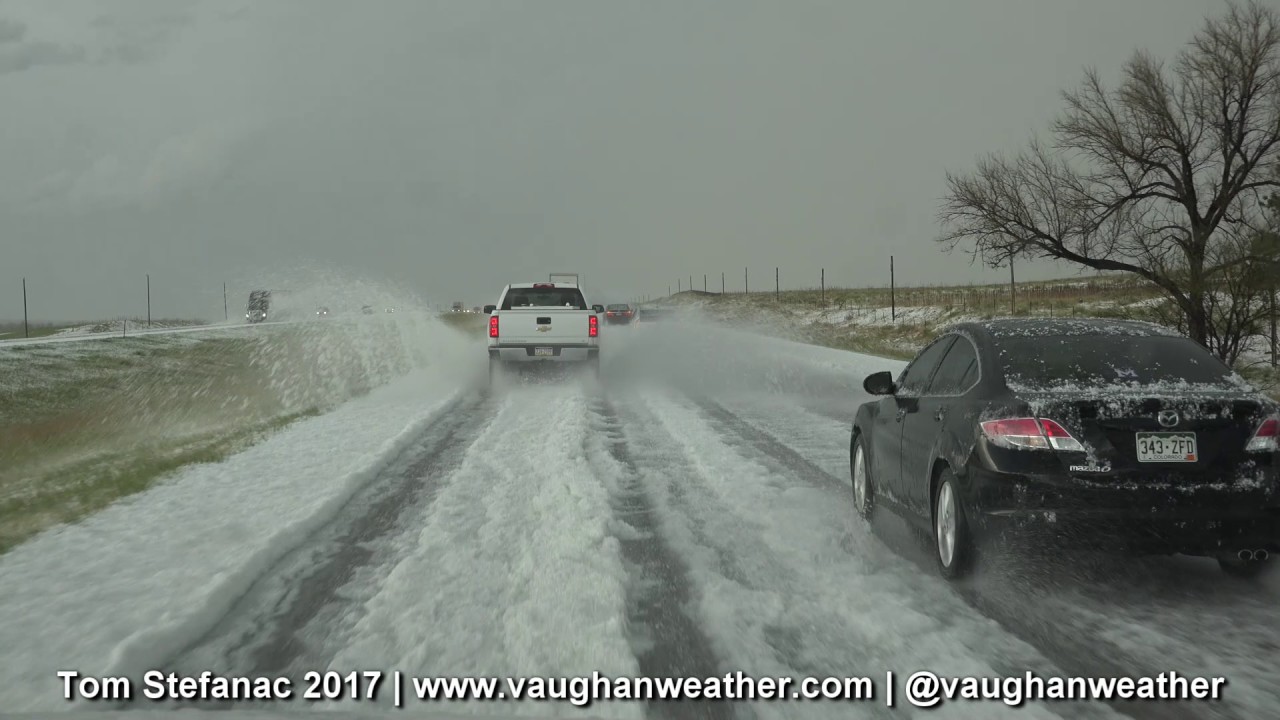 Funnel Cloud & Severe Hail Storm Eastern Colorado YouTube