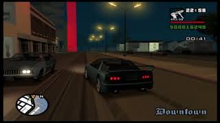 Grand Theft Auto San Andreas - Driving School City Slicking Easiest Route