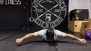Superman hold 360 arm rotation.
