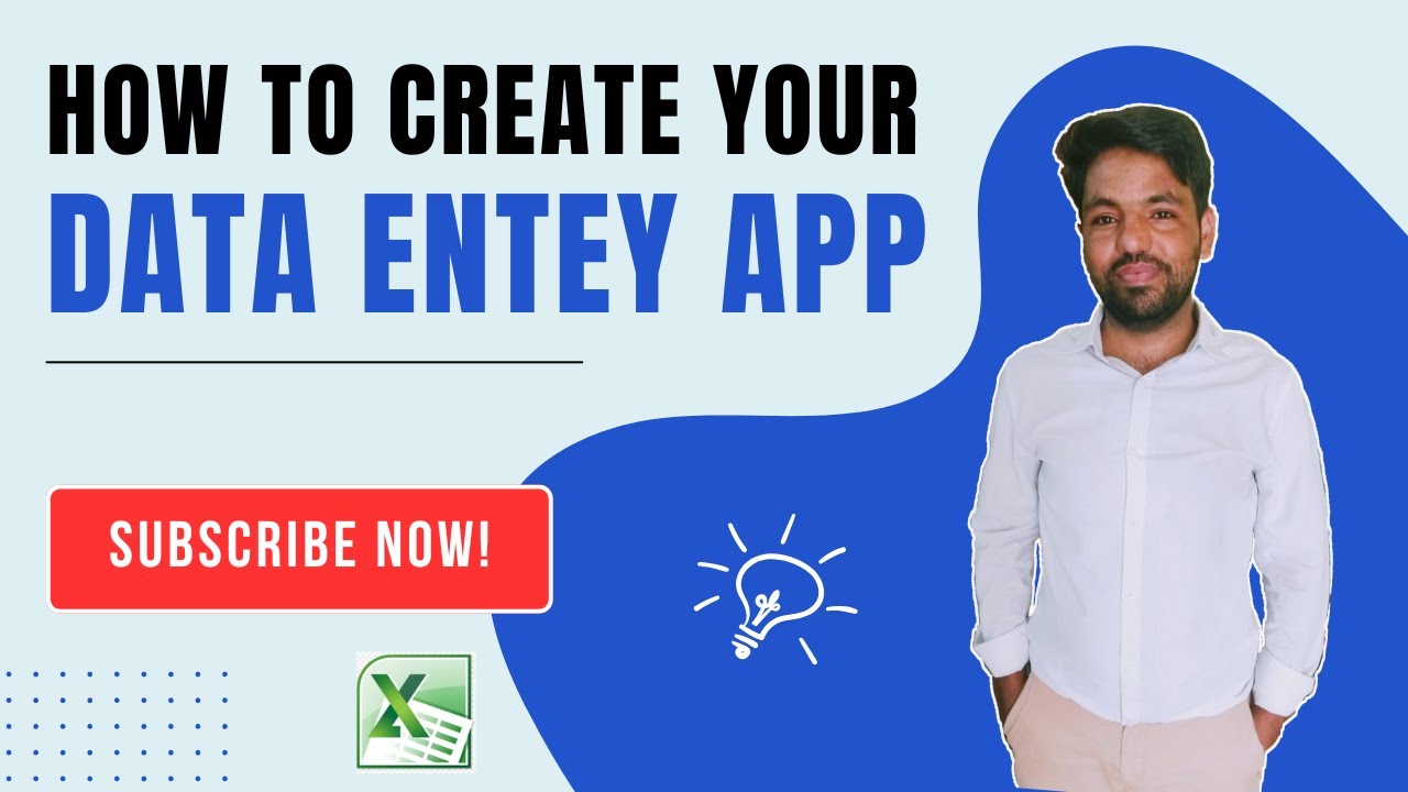 Create a Data Entry App in Excel 📊 | No VBA, No Coding | Step-by-Step ...