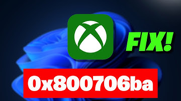 Xbox Game Pass Games Are Not Launching Error Code 0x800706ba On PC FIX