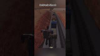 CRAZIEST Jetpack Train Interaction GTA San Andreas #shorts #gta #gaming