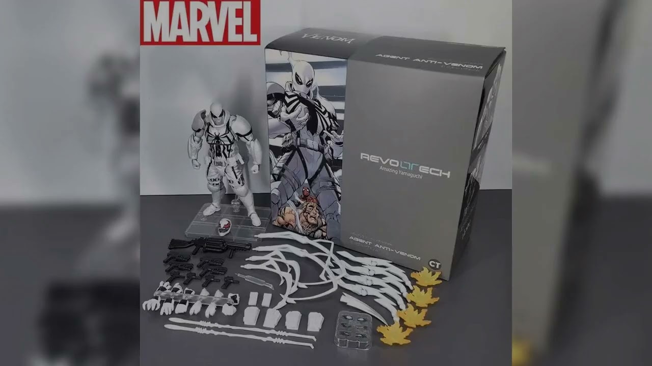 A must-have product! Ct White Venom Action Figure High-Quality Ko Multiple Accessories Venom Model