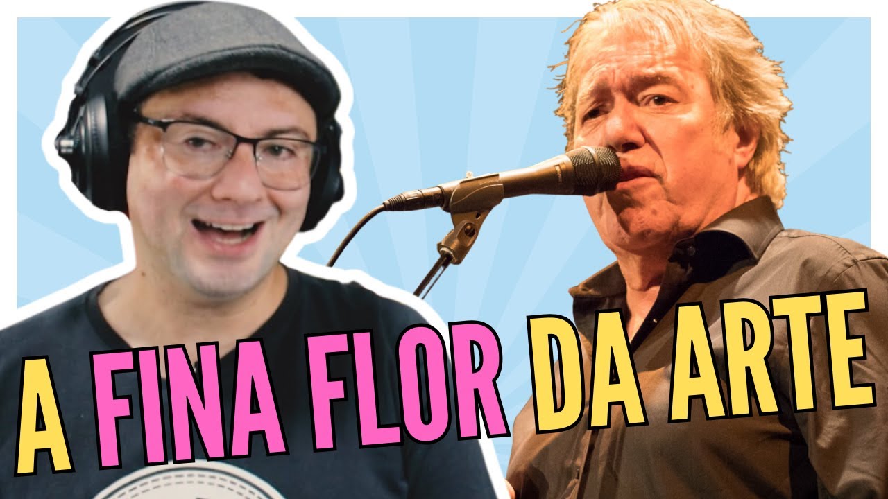 Músico brasileiro reagindo a SÉRGIO GODINHO - COM UM BRILHOZINHO NOS OLHOS