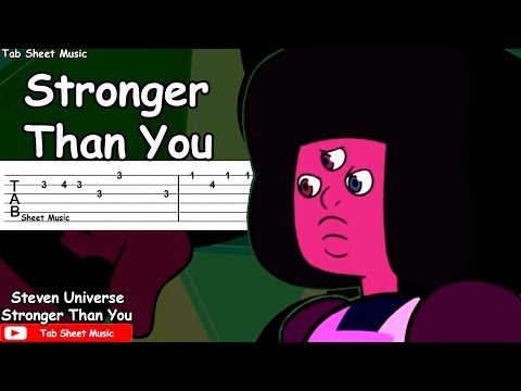 Steven Universe - Stronger Than You Guitar Tutorial