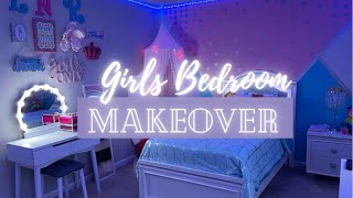 GIRLS BEDROOM MAKEOVER | GIRL BEDROOM IDEAS FOR 8 YEAR OLD | BEDROOM TRANSFORMATION