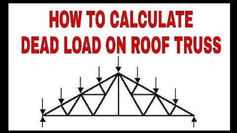 Roof Truss || Dead Load || Live Load || Wind Load Calculations part - 1 (2021)