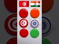 Tunisia And India Flag Art Viral Ytshorts 