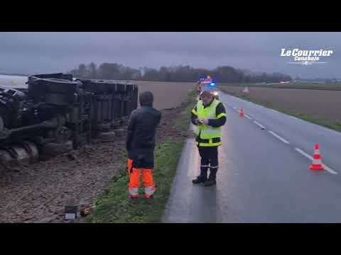 Terres-de-Caux. Un camion s'est couché sur la Départementale 149