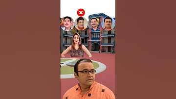 Tmkoc bhide vs jethalal🤔Memory Test Chellenge?|Taarak Mehta ka ooltah chashmah|#tmkoc#shorts#tmkuc