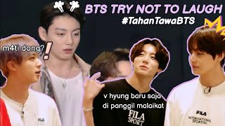 TANTANGAN BUAT ARMY! BTS TRY NOT TO LAUGH | BTS Funny Moments (Sub Indo)