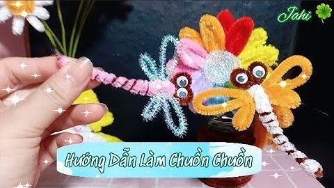 DIY / Cách làm con chuồn chuồn từ kẽm nhung
