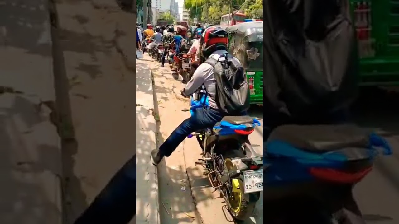 Traffic jam of Dhaka city