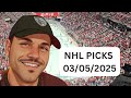 FREE NHL PICKS & PREDICTIONS FOR TODAY 3/5/25!
