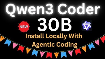 Install Qwen3-Coder-30B Flash Locally with Agentic Coding and Tool Use