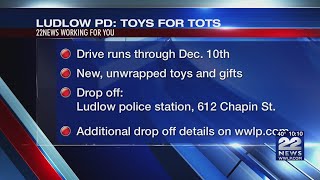 Ludlow Police get in the spirit with toy drive
