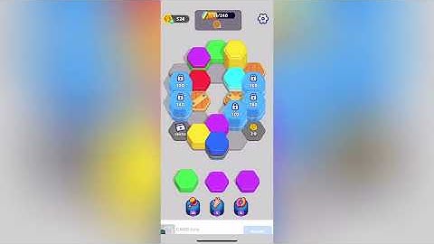 Hexa Sort Level 182 Solution Walkthrough 