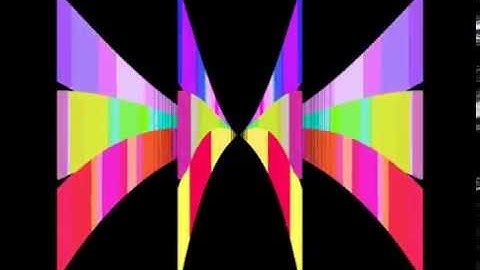 LED Delay Effect - jit.gen  jit.gl.multiple #cycling74 #max6 #jitter