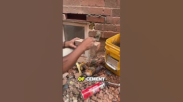 This Was Becoming Very Dangerous,Bricks Above Windows Started To Caved.Because????Fill The___