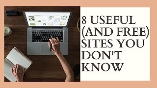 8 USEFUL (AND FREE) SITES YOU DON'T KNOW /ثمانية مواقع مفيدة (ومجانية) لاتعرفها