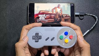 How to Connect a USB SNES Controller to Android and Play GTA San Andreas on AetherSX2
