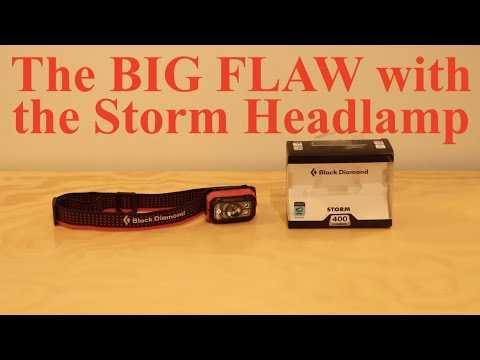 What's wrong with this headlamp!? | Black Diamond Storm 400 Review (Flaw)