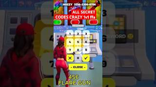 CRAZY 1V1 FFA ALL GUNS &amp; RIDES MAP FORTNITE CREATIVE hozzy - ALL SECRETS  FLARE GUN 456 code #shorts